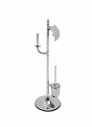 Freestand Towel 3-in 1 Set (roll holder,brush)