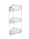Three Tier Corner Sponge Basket 15x15