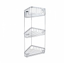 Three Tier Corner Sponge Basket 18x18